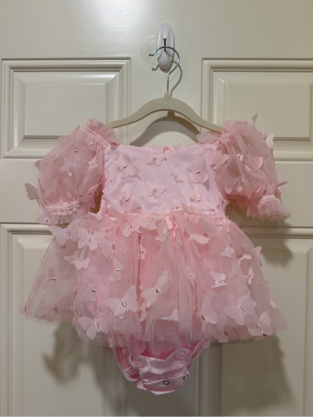 New 1st Birthday Dress Pink Butterfly 12-18M